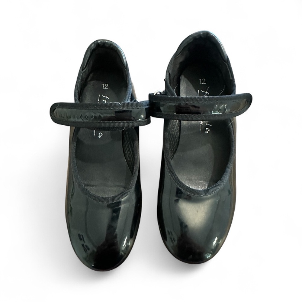 Black Patent Kids size 12 tap shoes